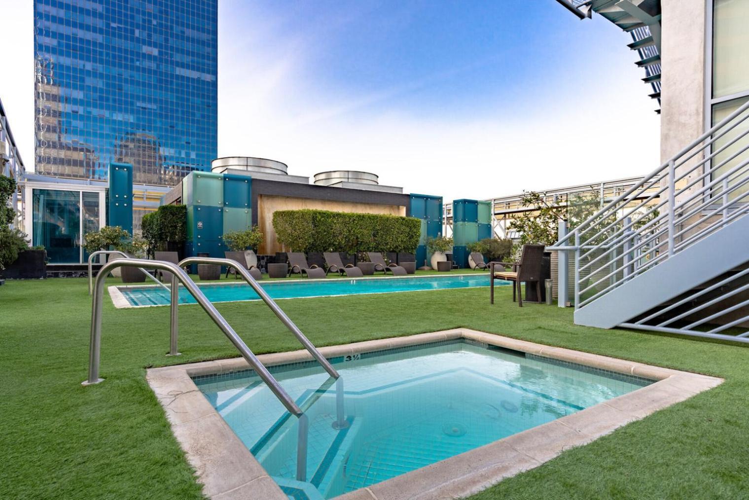Downtown 1br W Pool Gym Wd Nr Staples Center Lax-554 Appartement